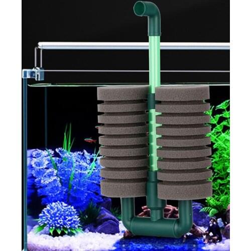 Bio Sponge Filter for Aquarium Fish Tank Shrimp Pond Air Pump Biochemical Filtration Noiseless Foam aquarium accessories 2021New