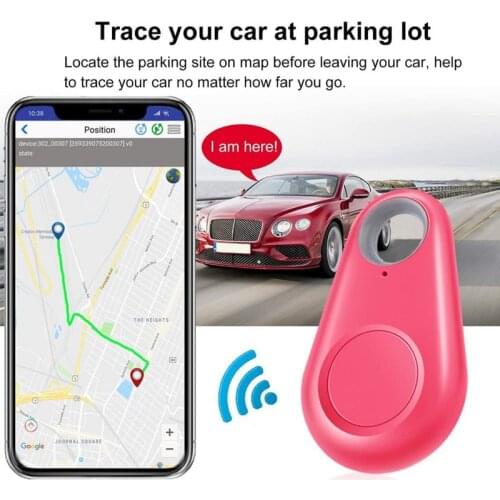 Intelligent GPS Bluetooth Tracker Key Locator App Control Compatible Wireless Anti Loss Alarm Sensor Equipment