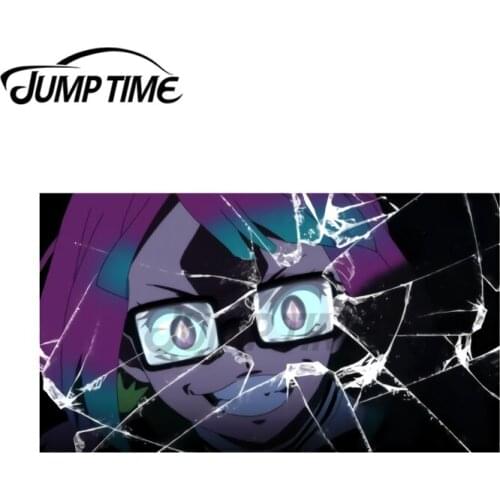 JumpTime 13 x 9.1 cm Crazy Yandere Car Bumper Window Stickers Fashion Creative Body for Car Car Styling VAN SUV Decal Decoration