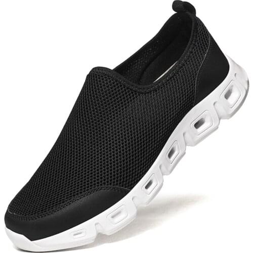 Summer Mesh Men Shoes Female Lovers Casual Shoes Flats 2021 New Comfortable Walking Sneakers Zapatillas Hombre Plus Size 36-48