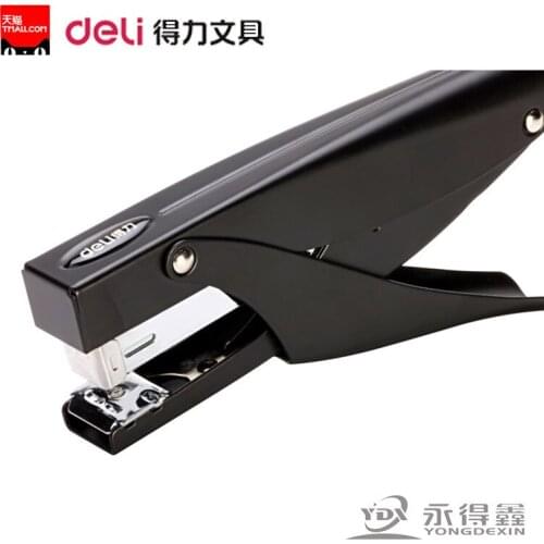 Metal handheld medium-sized stapler 0346 rotary clamp type labor-saving stapler 12 standard binding machine