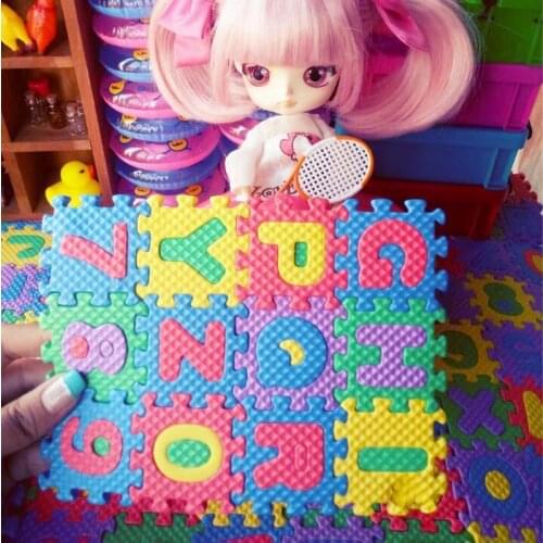 1Set 1/6 1/12 Scale Miniature EVA Floor Mat Dollhouse Furniture for Barbies BJD Pullip Blyth Doll Accessories Toy