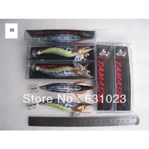 MR OCTOPUS 10pcs fishing lure,squid jig.squid hook,3.5# ,13.5cm 21g,20