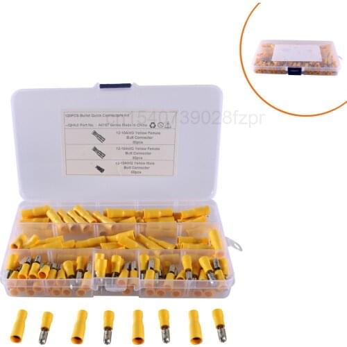 Male and Female Insulated Terminal Male and Female Terminal Opposite Plug Terminal Bullet Type Cold Pressed Terminal Bullet