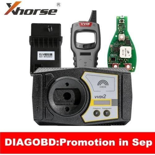 V7.0.0 Xhorse VVDI2 Full Kit with 13 Kinds Authorizations With free VVDI MINI/ELV Emulator/Keylessgo