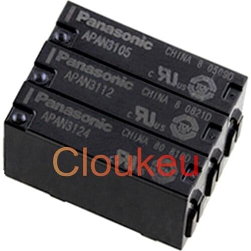 Relay APAN3105 APAN3112 APAN3124 5V 12V 24V 5A 4pin