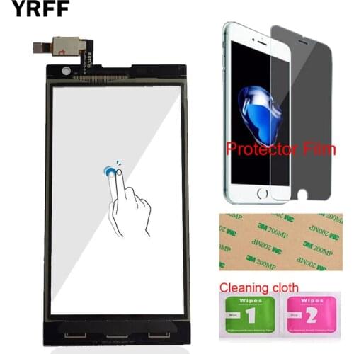 Touch Screen Digitizer Panel For ZTE Blade G LUX Kis 3 Max V830W V830 Sensor Front Glass 4.5'' Tools + Protector Film