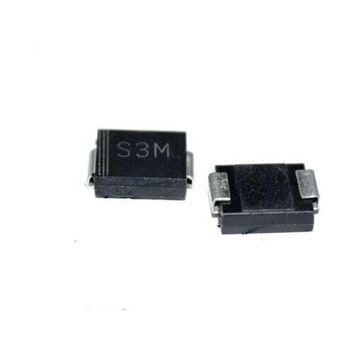 Free Shipping 100pcs/lot SMD 1N5408 S3M 1000V 3A SMB SMD rectifier diode Good quality and ROHS