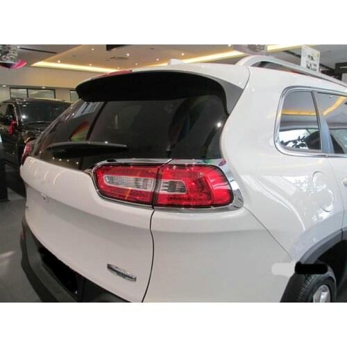 For Jeep Cherokee Limited 2014 2015 2016 ABS Chrome Tail light Cover Trim new
