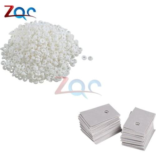 100set TO-220 Transistor Plastic Washer Insulation Washer + TO-220 Insulation Eco friendly Insulating Particles Bushing Transist