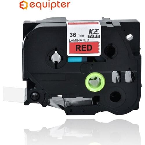 36mm Tze461 label Black on Red Compatible for P-touch Tze tape cartridge Tz-461 Tze-461 TZE461 TZE for Brother label printer