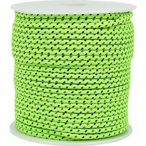 50M Multifunctional Outdoor Paracord Luminous Umbrella Rope Reflective Survival Rescue umbrella rope Camping Paracord Cord