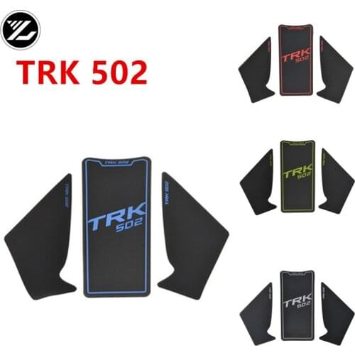 Motorcycle Accessories Real Tank Pad Sticker Fuel tank model stickers Decal Emblem Fits For Benelli TRK502 TRK 502