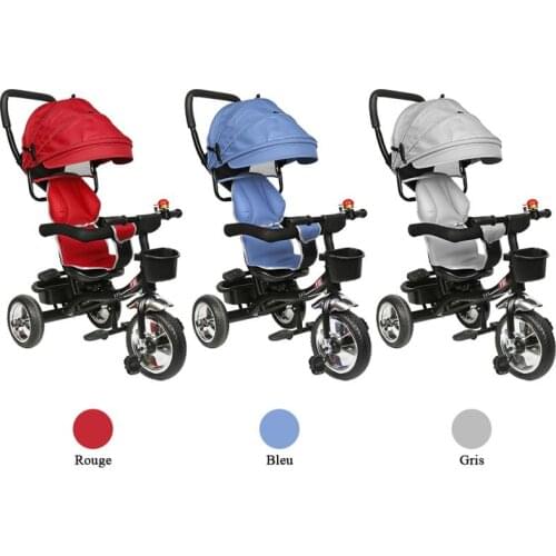 Baby Stroller Tricycle Car With With Bells And Rearview Mirror Safety Riding Out Activity Non-slip Sun Protection Detachable HWC