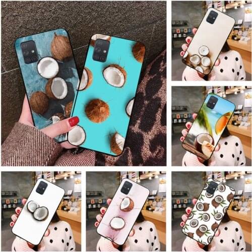 Fruit Coconut Phone Case For Samsung Galaxy A52 A21S A02S A12 A31 A81 A10 A30 A40 A50 A70 A80 A71 A51 5G