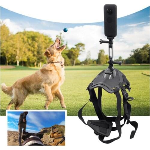 Pet Dog Harness Mount for Insta360 One X/EVO Ppanoramic Action Camera Backpack Holder Clip Clamp Fixed Adapter Mount Accessories