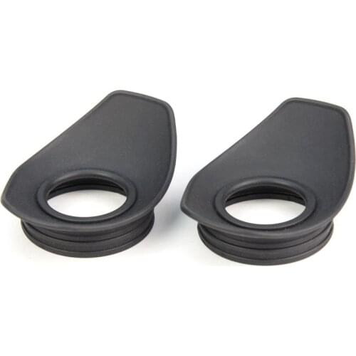 2pcs Soft Rubber Binocular Stereo Metallographic Biological Microscope Eyepiece Eye Shield 33mm Eye Guards Cups Eyepiece Covers