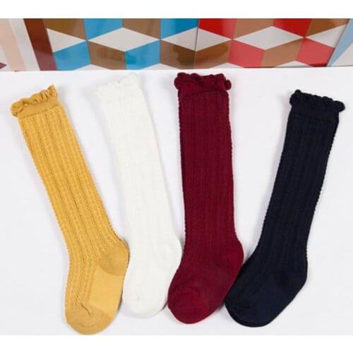 Newborn Baby Girls Autumn Winter 5 Pairs Baby Boy Girl Cotton Socks Newborn Infant Toddler Kids Warm Solid Socks 0-3Y