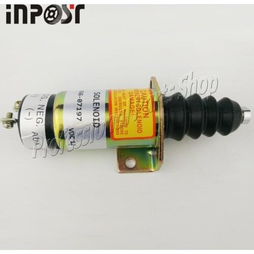 Fuel Shutdown Shut Off Solenold 366-07197, 1502, 1502-12C7U2B2S1 12V For Lister Petter 757-23950 SA-3405T