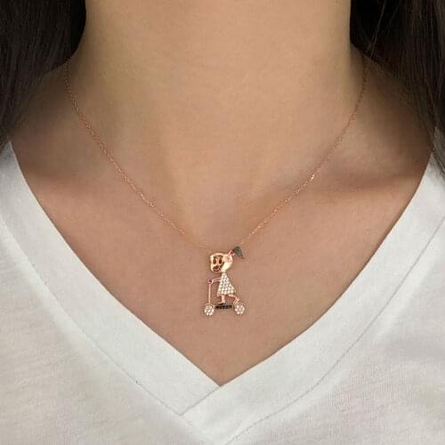 NEW Trendy 925 Silver Necklace Turkish Jewelry Birthday Gift Zircon Fashion Necklace For Women Minimalist Style Luxury Designer