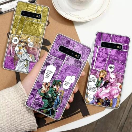 JoJo Bizarre Adventur Anime Silicon Phone Case For Samsung Galaxy A51 A71 A70 A50 A40 A30 A20E A10S A01 A21 A6 A7 A8 A9 Plus + C
