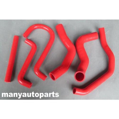 Silicone radiator hose for Ford Falcon EF EL 4.0L 6 cyl DF DL NF NL XR6 94-98 RED