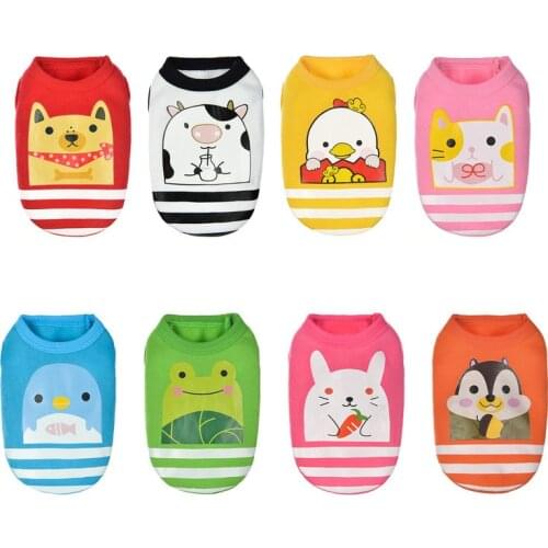 Sports Dog Vest Cat Shirt Pet Clothing Summer Cotton Sweatshirt Jersey Dog Clothes for Small Medium Large Dogs 9 Colors XXS-M