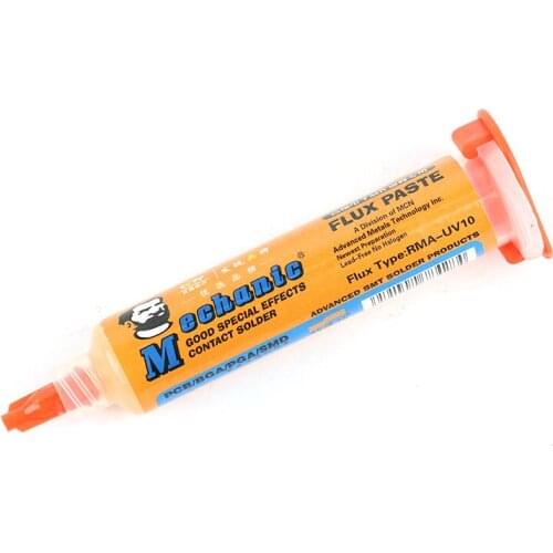 Welding Flux MECHANIC BGA Soldering Paste Soldering Cream RMA-UV10 Soldering Tin Cream + Needles