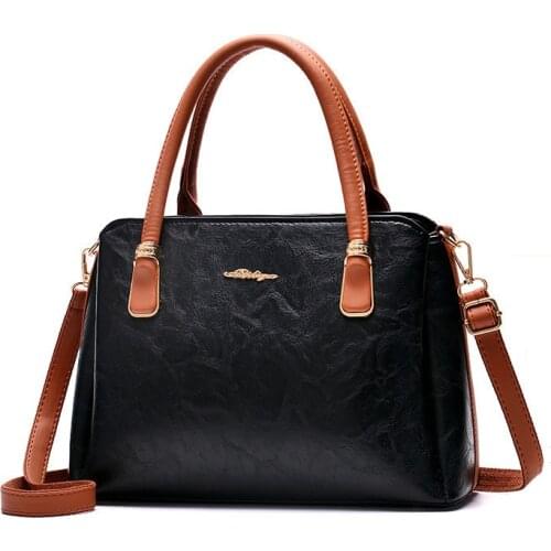 Women PU Leather Handbag Shoulder Ladies Purse Messenger Satchel Crossbody Tote Bag