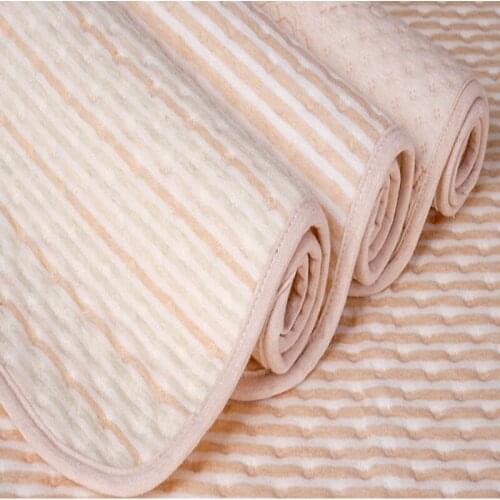 1PC Baby Pad Waterproof Breathable Four-layer Double-Sided Coloured Cotton Diaper Pad Baby Cartoon Nappy Changing Mat Baby Care