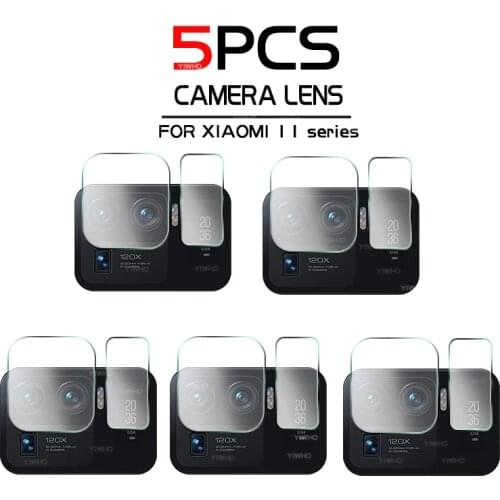 5PCS Tempered Camera Lens Glass for Xiaomi Mi 11 Ultra 11i 11x Pro Lite 5g Light Youth Sreen Protector Film for Mi 11ultra Glass