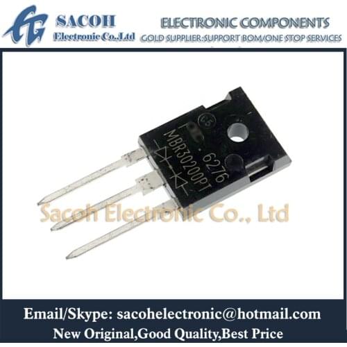 Free Shipping 10Pcs MBR30200PT MBR30200WT MBR30150PT MBR30150WT MBR30300PT TO-247 30A 200V Power Schottky Rectifier