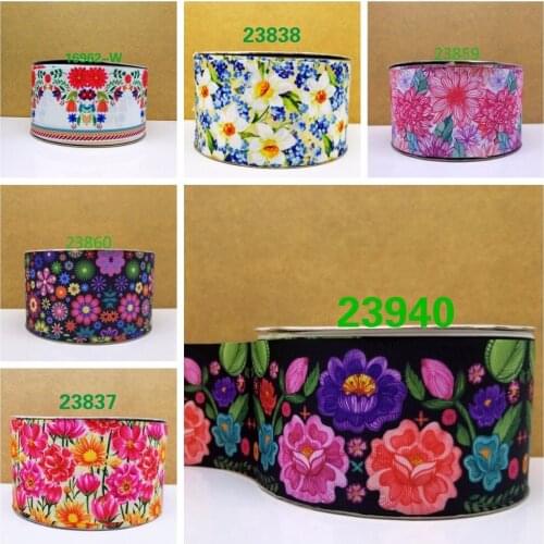 Free shipping 50 yard cartoon printed grosgrain ribbon 23940