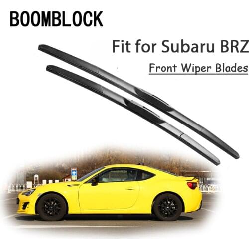 BOOMBLOCK 2PCS High Quality Front Windshield Wiper Blades For Subaru BRZ 2013 2014 2015 Accessories