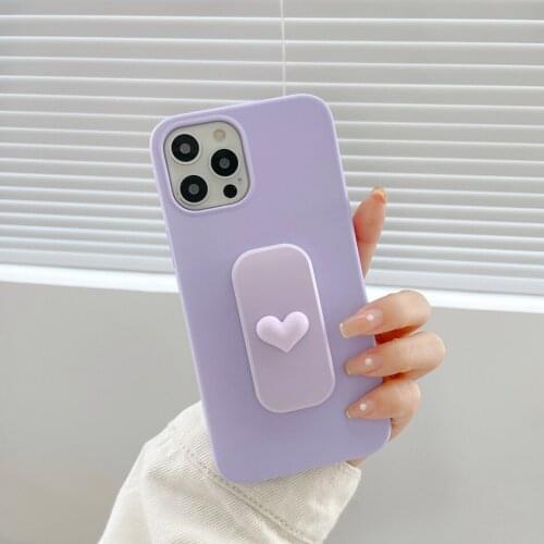 For iPhone 12 Pro Max Cases Cute Candy Slide loop stand Phone Case For iPhone 11 Pro Max XS X XR 7 8 Plus Holder soft TPU Cover