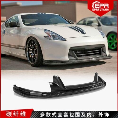 Suit For Japanese 2009-12 370z Refitted Z34 Carbon Fiber Top Lip Small Surrounded Front Shovel