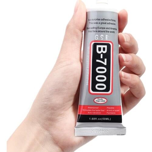 Lacoogh B-7000 Multi-Purpose Transparent Strong Super Glue Adhesive Universal Glue Fit Item Repair DIY Sticker Glue