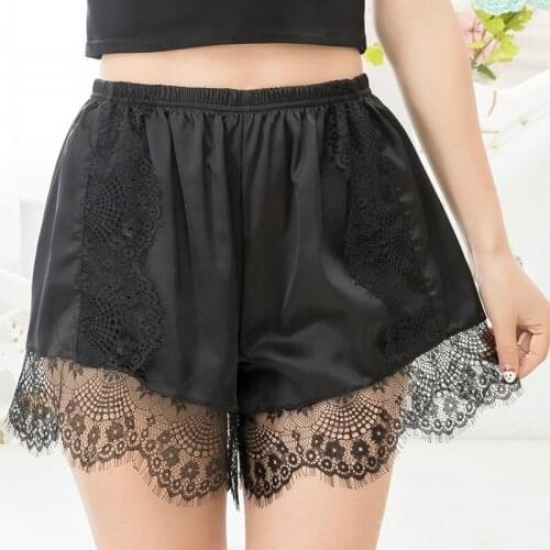 Summer Fashion Women Lace Tiered Skirts Short Skirt Under Safety Pants Beach Underwear Shorts Black Shorts