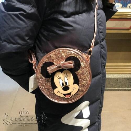 New Original Disney Minnie Cute Cartoon Cross-body Bag For Children