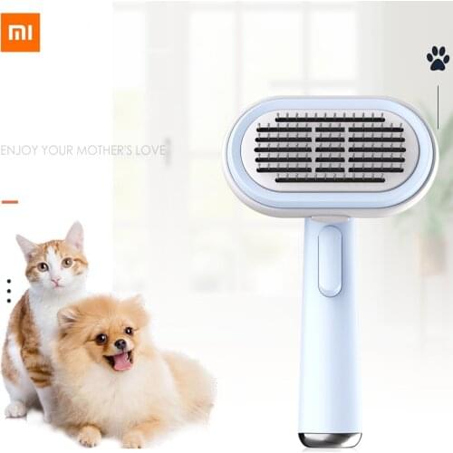 Xiaomi Youpin New five-in-one pet comb, shaving knife, automatic hair removal comb, knot-opening comb, soft-tooth massage comb