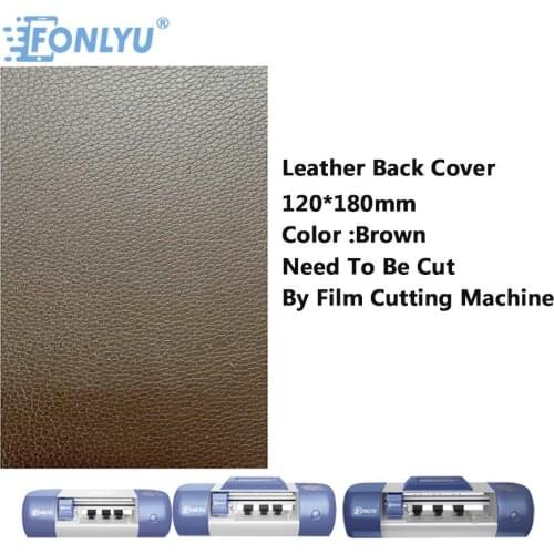 FONLYU Solid Color Brown Leather Sticker Smartphone Back Cover Screen Film Cutting Machine Phone Repair Tool Set Free Shipping