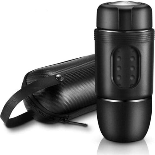 Portable Espresso Machine MINI With Carrier Box Manual Espresso Maker With Rich Thick Crema For Espresso Pods Ground Coffee