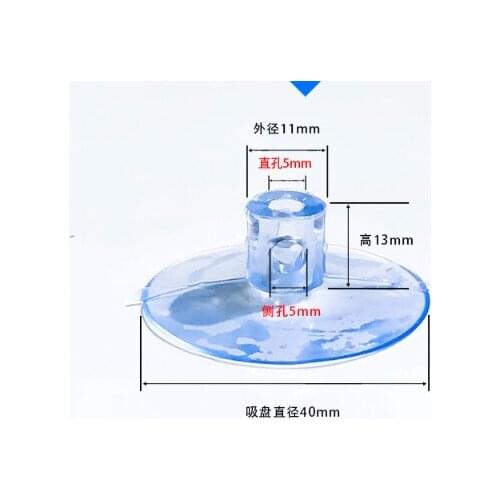 Home storage suckers 40mm cross straight perforated pet accessories drawing pin suction cup wedding car decoration strong hook