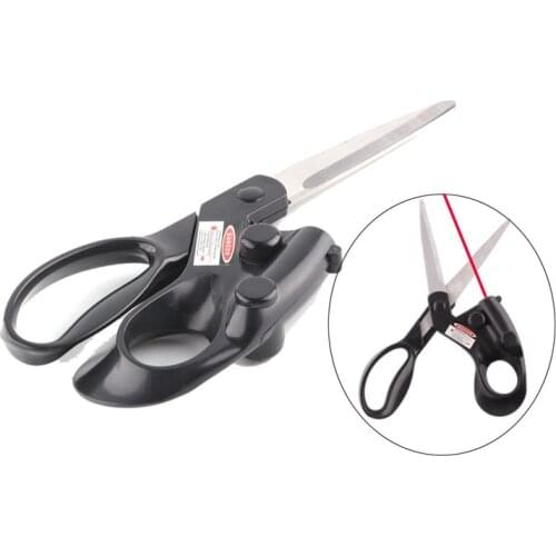 Professional Laser Scissors Guided Sewing DIY Infrared Positioning Laser Stainless Steel Scissors For Needlework Sewing Supplies