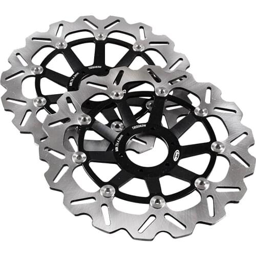 2PCS Front Brake Disc Rotors For Honda CBR900RR 1998 1999 Gold CBR 900RR BLACK, Motor Spare Parts & Accessories