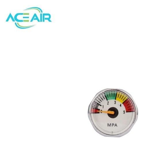 High Pressure Gauge M10x1 Hand Pump Manometer 5MPA/40MPA/400BAR/3500PSI/4500PSI