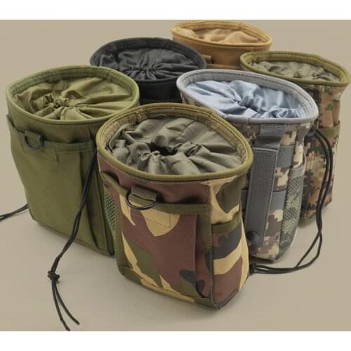 Tactical Dump Drop Pouch Magazine Pouch Military Hunting Airsoft Gun Accessories Sundries Pouch Protable Molle Recovery Ammo Bag