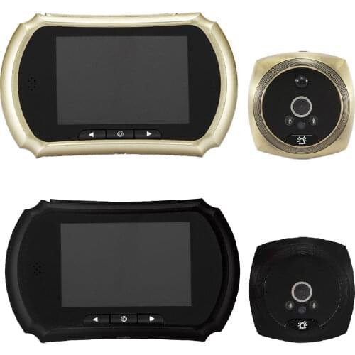 Smart HD Night Vision Electronic Peephole Monitoring Doorbell Camera Motion Detection Camera with 3.5“ HD Display