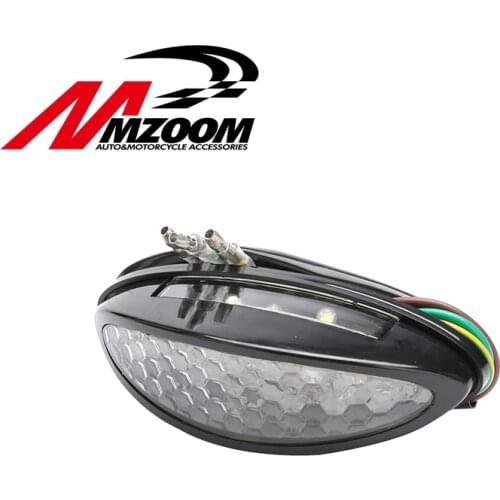 Universal LED Warning Signal Rear Tail Stop Brake License Number Plate Lamp Light Motorcycle ATV Quad Buggy Chooper