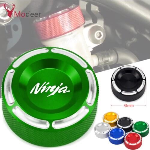Motorcycle Rear Brake Fluid Reservoir Tank Oil Fluid Cover Cap For Kawasaki Ninja 1000 /ABS Ninja 1000SX NINJA 600 ZX-6R ZX-10R